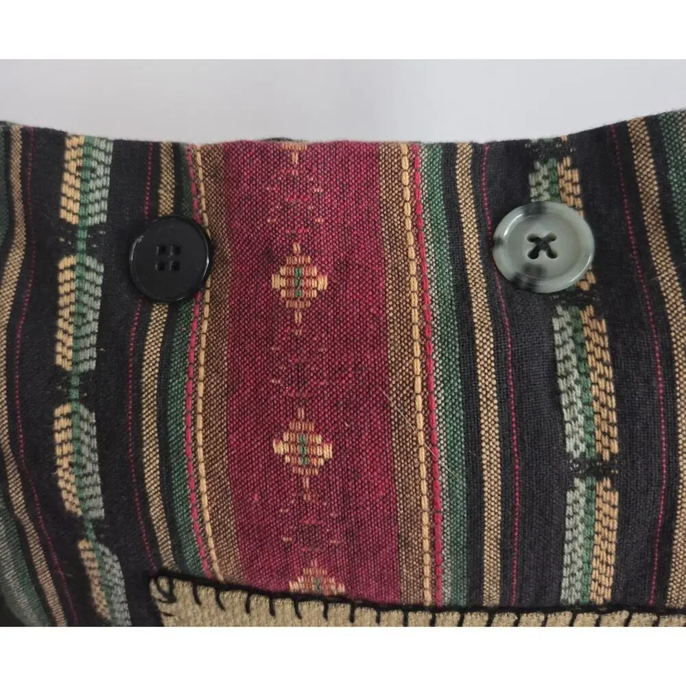 Vintage 1993 Astor Place Noel Angel Counted Cross Stitch Pillow Christmas 12x11